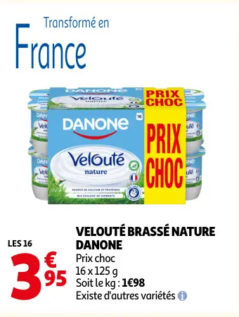 Promotie: Velouté brassé nature