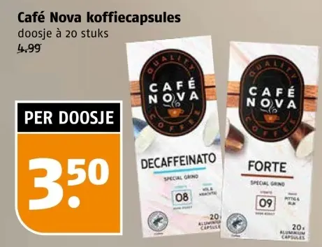 Aanbieding: koffiecapsules