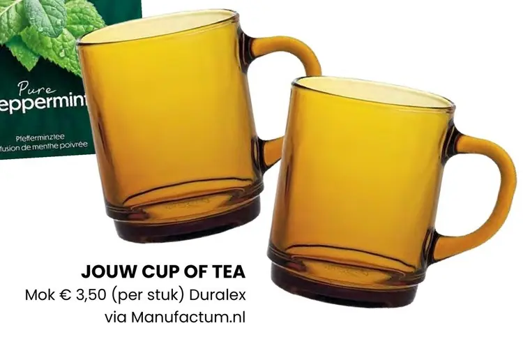 Aanbieding: JOUW CUP OF TEA Mok
