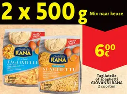 Aanbieding: Tagliatelle of spaghetti