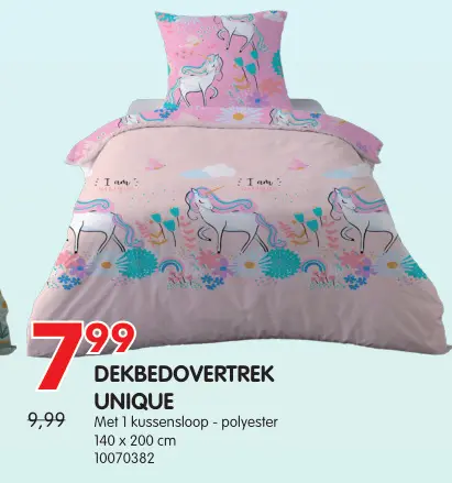 Promotie: Dekbedovertrek unique