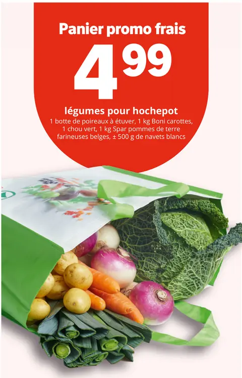 Offre: légumes pour hochepot