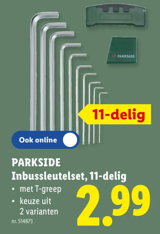 Promotie: Inbussleutelset