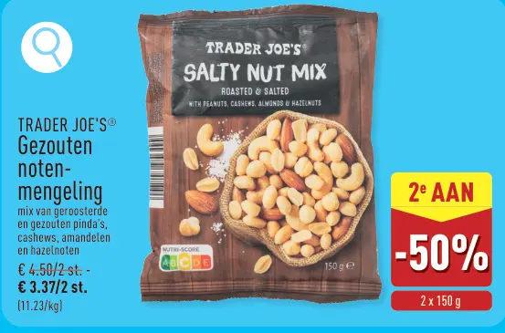 Promotie: Gezouten noten-mengeling