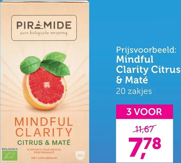 Promotie: Mindful Clarity Citrus & Maté