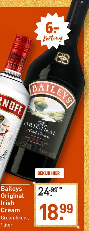 Aanbieding: Baileys Original Irish Cream 100CL