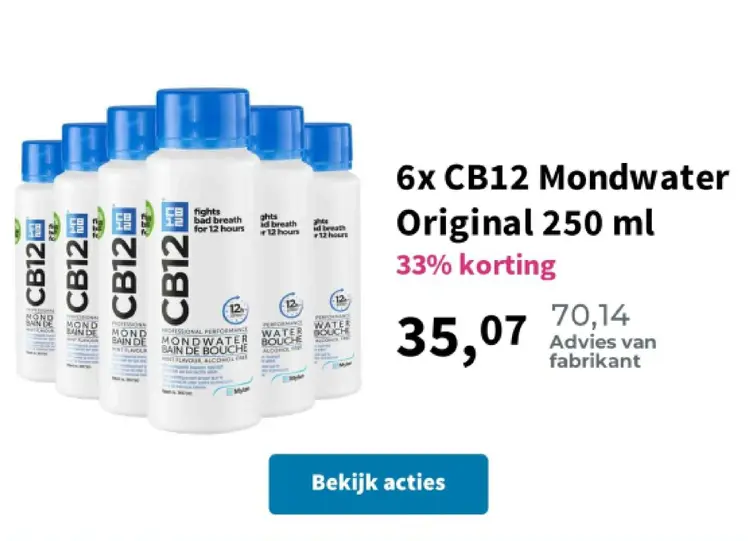 Aanbieding: Mondwater Original