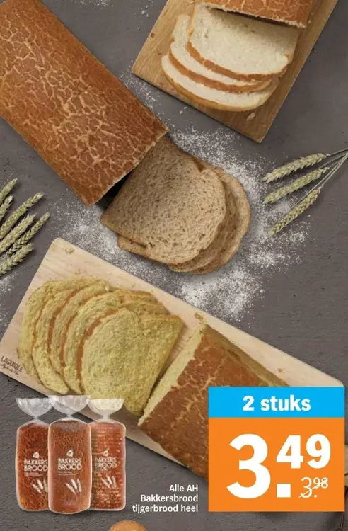 Aanbieding: Bakkersbrood tijgerbrood heel