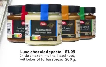 Aanbieding: Luxe chocoladepasta