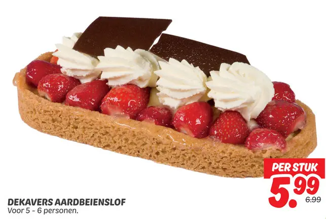 Dekavers aardbeienslof