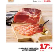 Offre: Jambon serrano stg