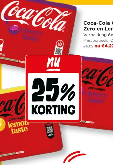 Promotie: Coca-Cola Cherry, Cherry Zero en Lemon Zero