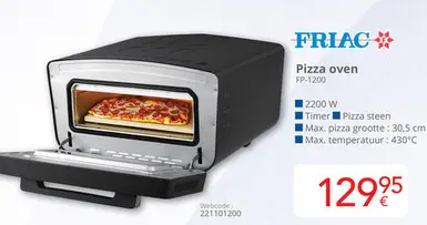 Promotie: Pizza oven