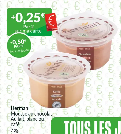 Offre: Mousse au chocolat