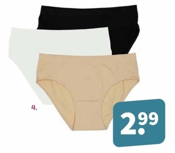 Aanbieding: Naadloze slip S-XL