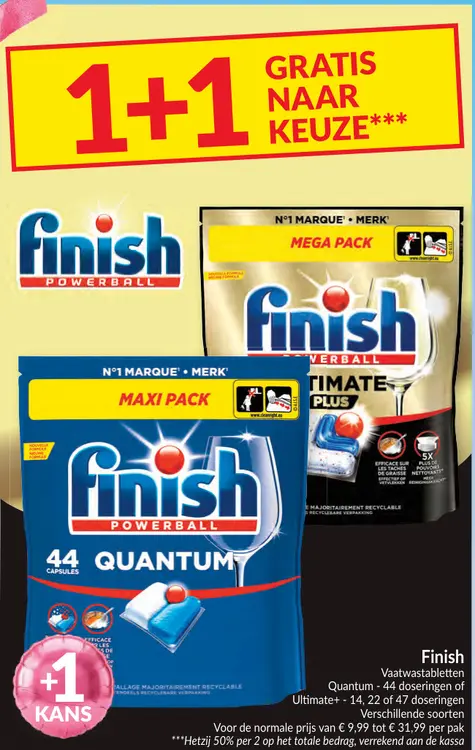 Promotie: Finish Vaatwastabletten