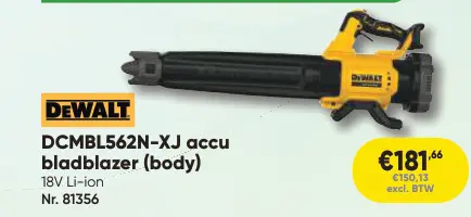 Promotie: DCMBL562N-XJ accu bladblazer