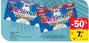 Offre: Yaourt à boire Actimel