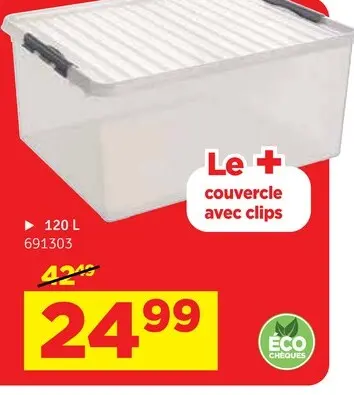 Offre: Bac de rangement