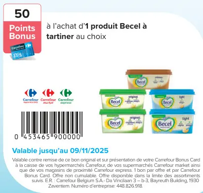 Offre: Becel à tartiner
