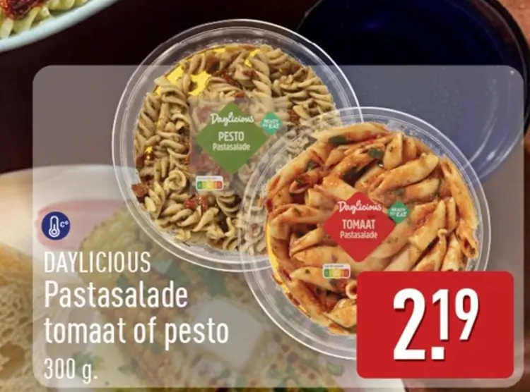 Aanbieding: Pastasalade tomaat of pesto