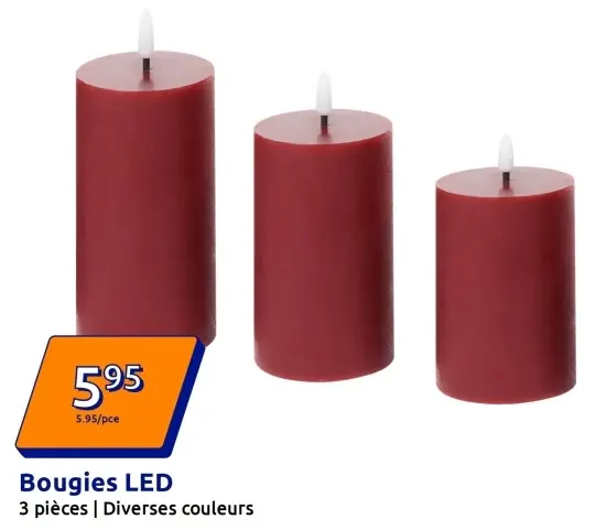 Offre: Bougies LED