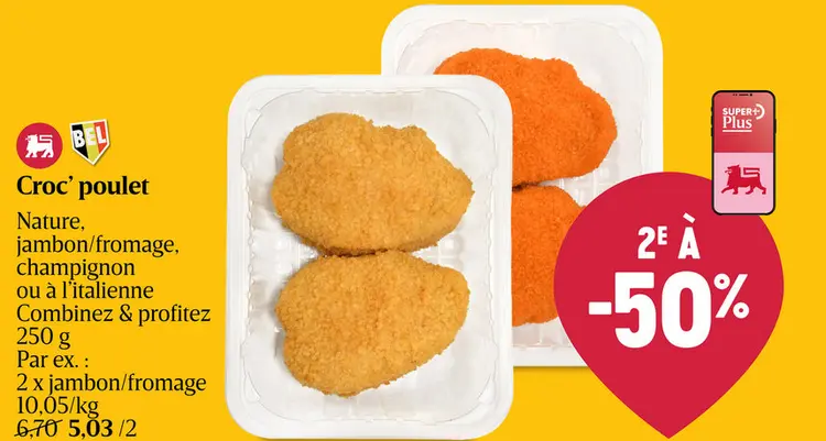 Offre: Croc' poulet