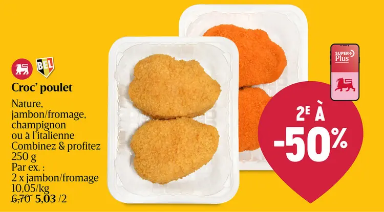 Offre: Croque | Poulet | Jambon et fromage