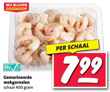Aanbieding: Gemarineerde wokgarnalen