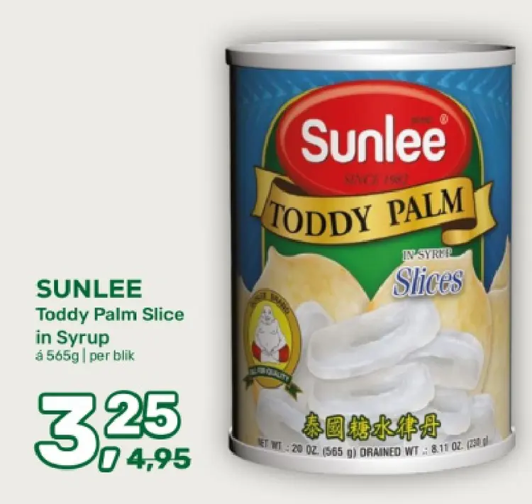Aanbieding: Toddy Palm Slice