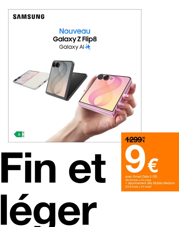 Offre: Galaxy Z Flip8