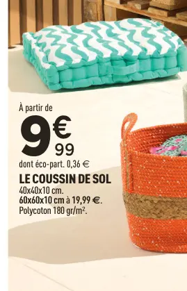 Offre: Le coussin de sol