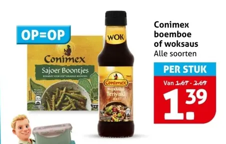 Aanbieding: Boemboe of woksaus