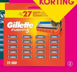 Aanbieding: Fusion 5 20 navulmesjes