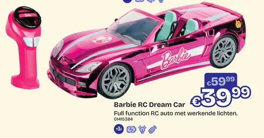 Aanbieding: Barbie RC Dream Car