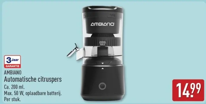 Aanbieding: Automatische citruspers