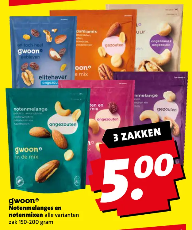 Aanbieding: Notenmelanges en notenmixen