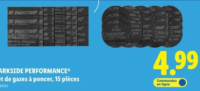 Offre: Set de gazes à poncer