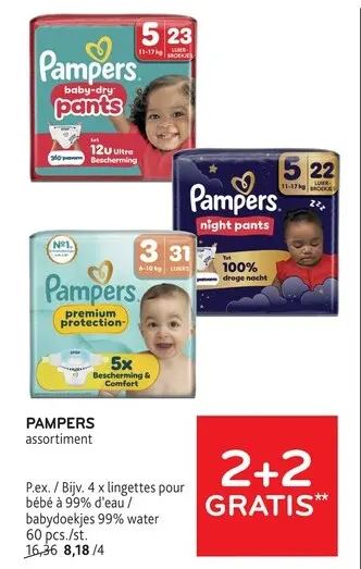 Offre: Pampers assortment
