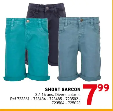 Offre: Short garcon