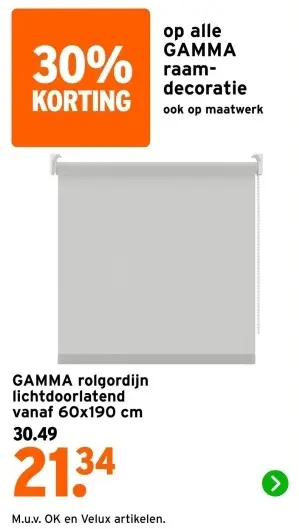 Aanbieding: Alle GAMMA raamdecoratie