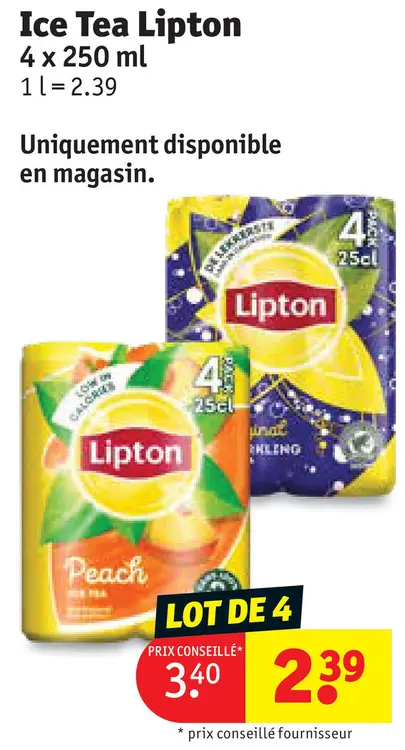 Offre: Ice Tea