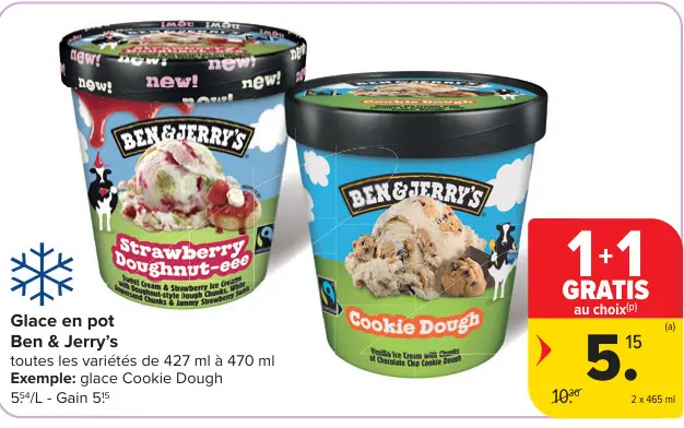 Offre: Glace en pot