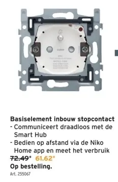 Aanbieding: Basiselement inbouw stopcontact