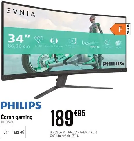Offre: Écran gaming