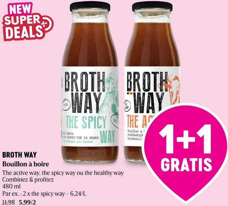 Offre: BROTH WAY Bouillon à boire