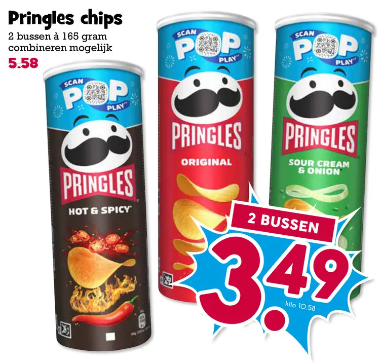 Aanbieding: Pringles chips