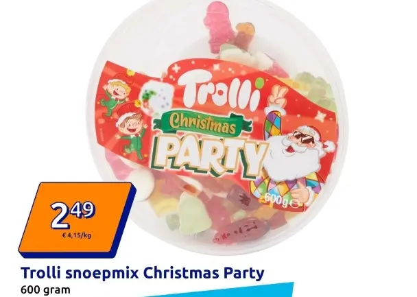 Aanbieding: Trolli snoepmix Christmas Party