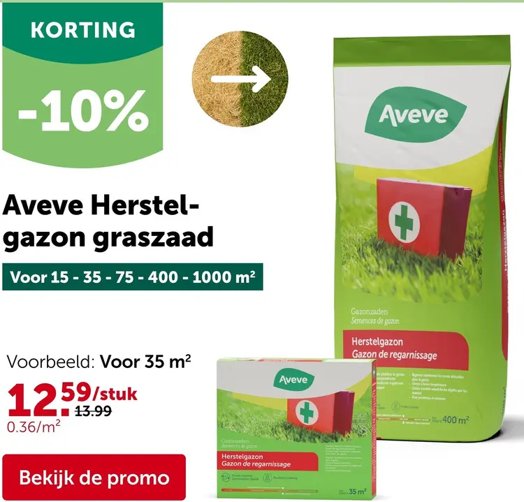 Promotie: Herstel-gazon graszaad