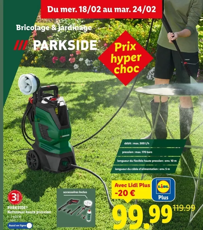 Offre: Nettoyeur haute pression